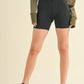 Ruched Waist Biker Shorts