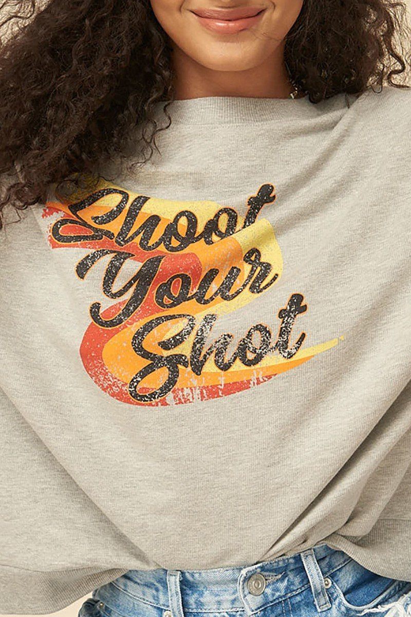 Shoot Your Shot Graphic Sweatshirt