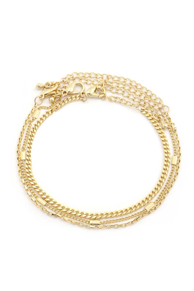 Curb Link Bracelet Set