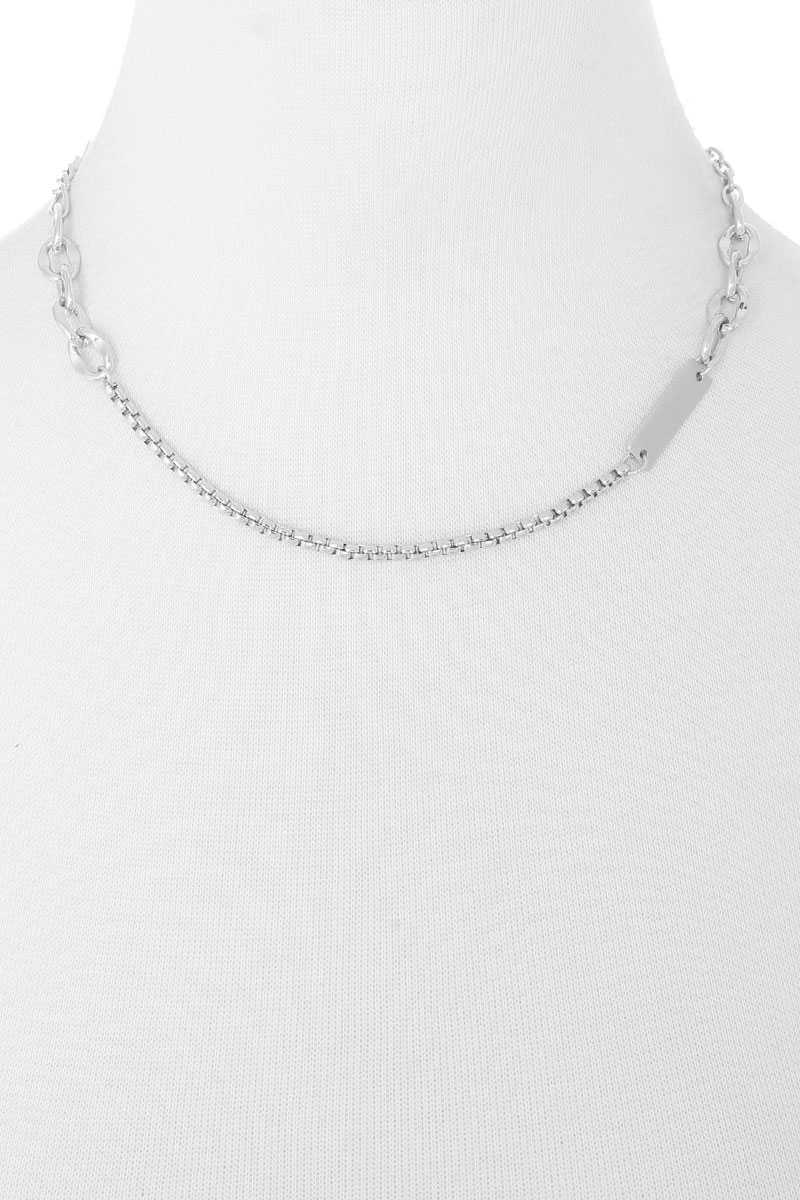 Tag Chain Necklace