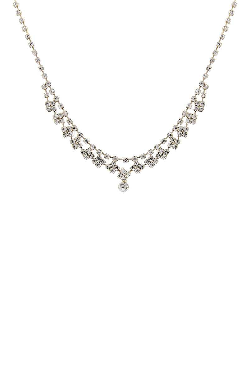 Stylish Rhinestone Necklace