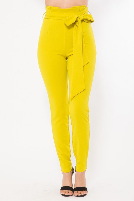 High Waist Fashion Tapered Pants