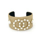 Pearl Faux Leather Cuff