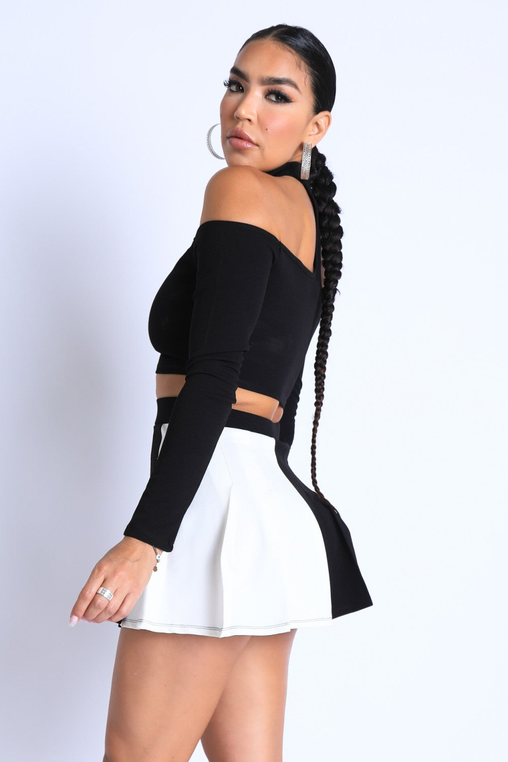 Choker Off-shoulder Set