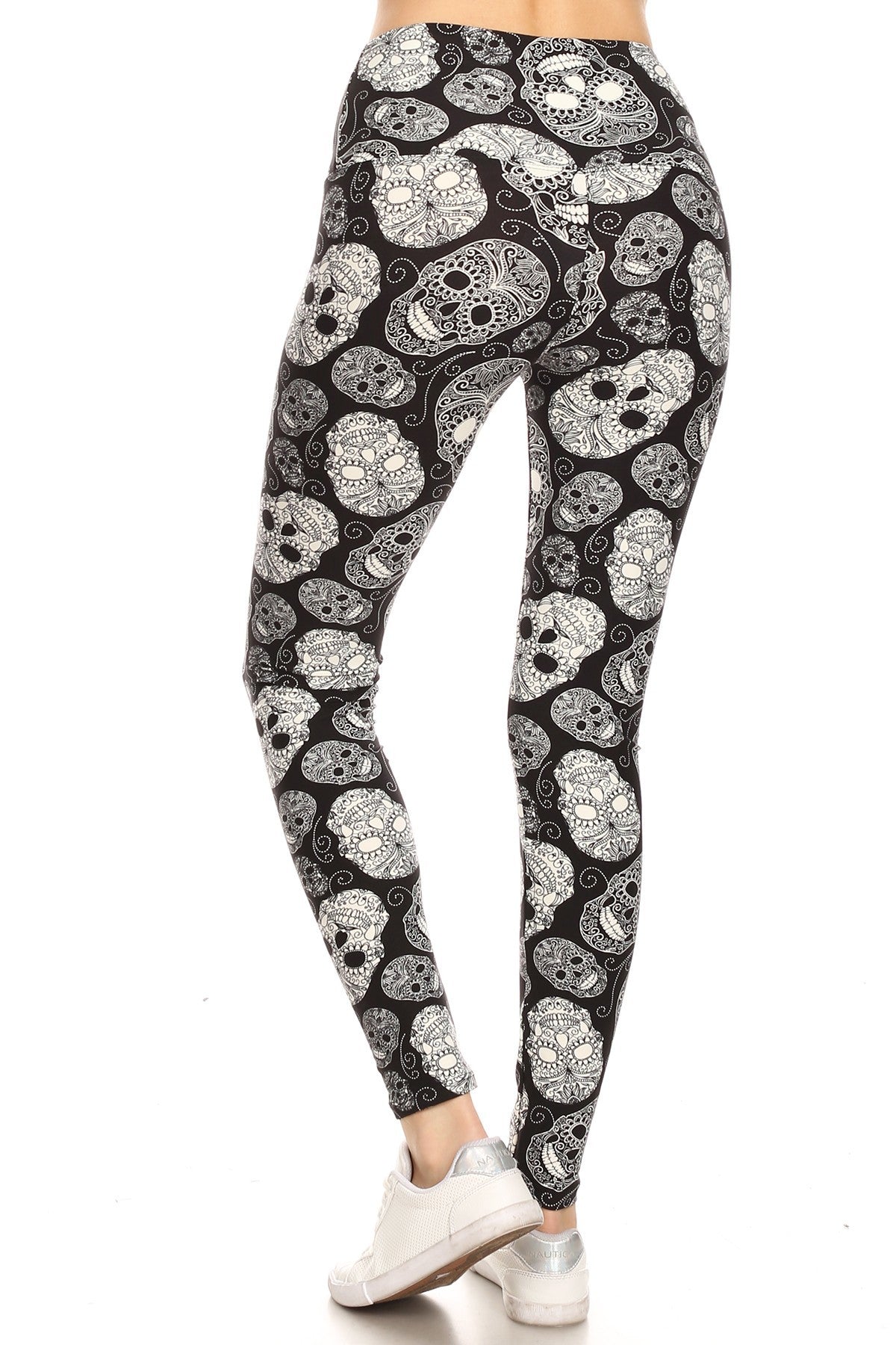 Yoga Style Skull Printed Legging