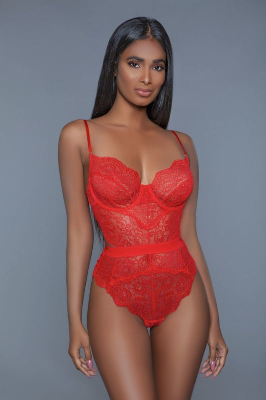 Red Cut-out Teddy