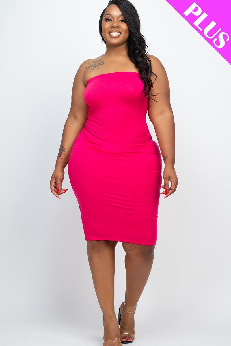 Tube Bodycon Dress Curvy