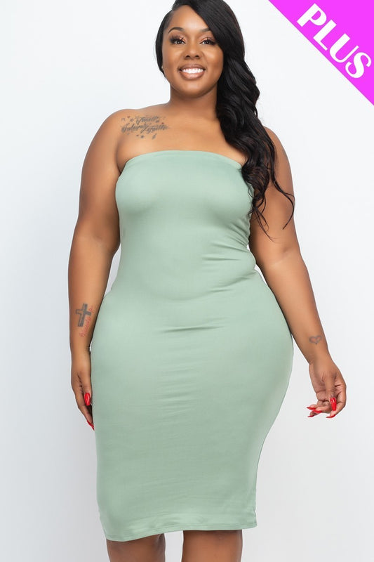 Tube Bodycon Dress Curvy