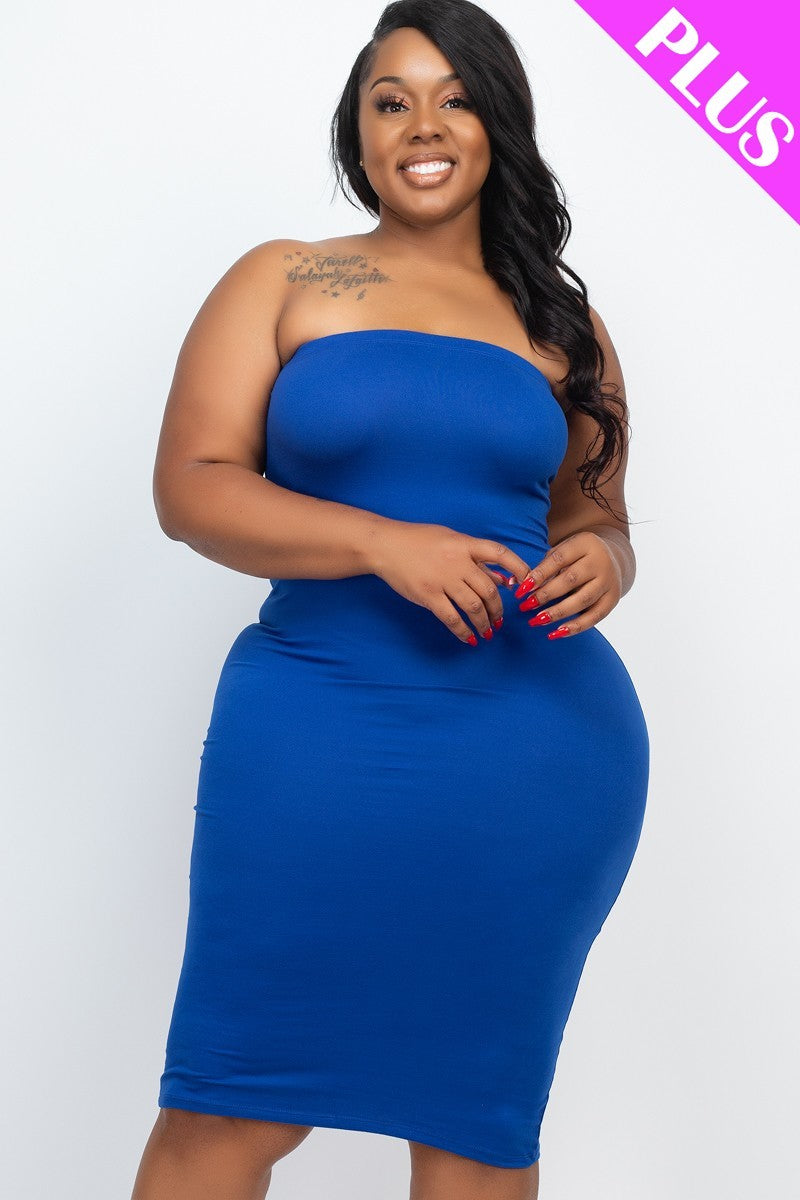 Tube Bodycon Dress Curvy