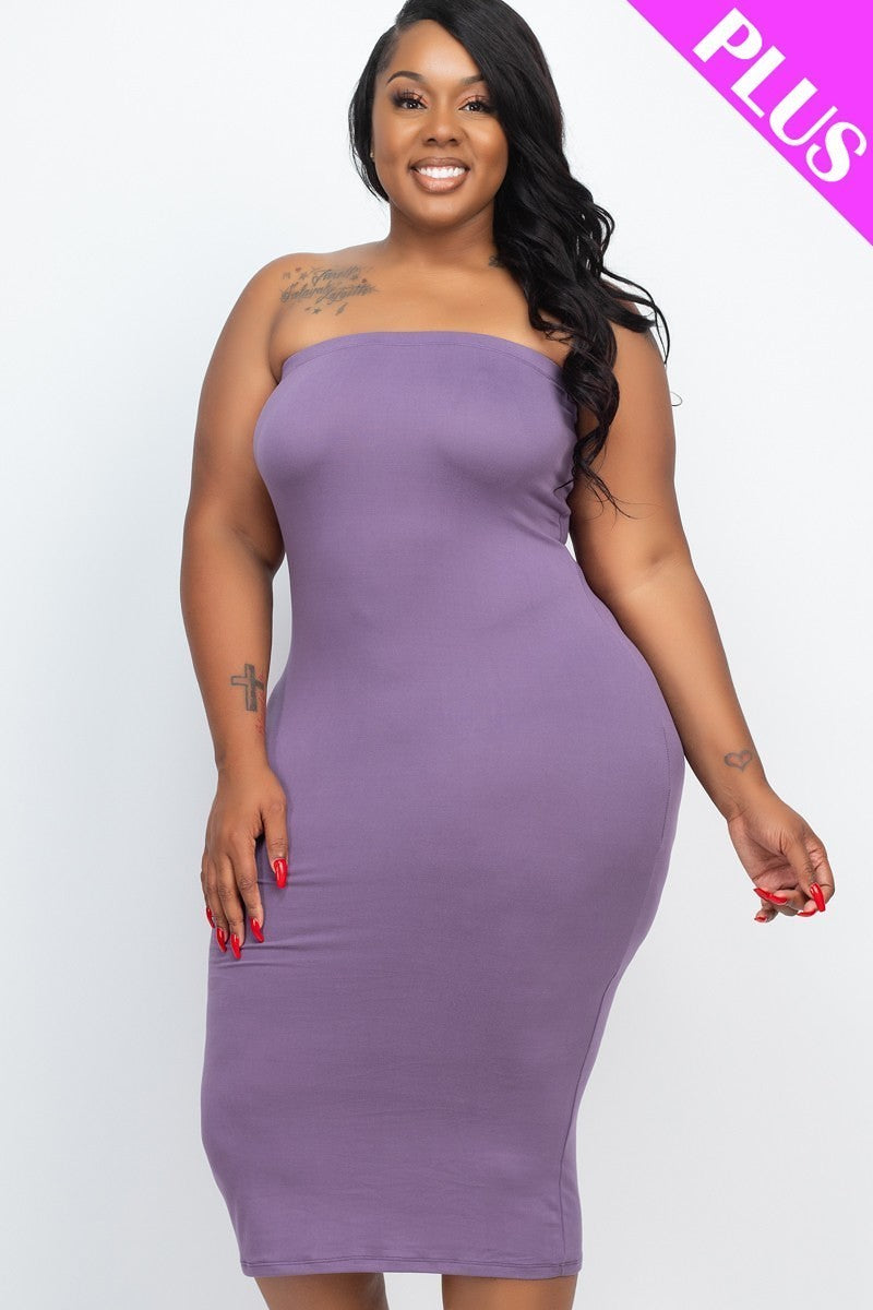 Tube Bodycon Dress Curvy