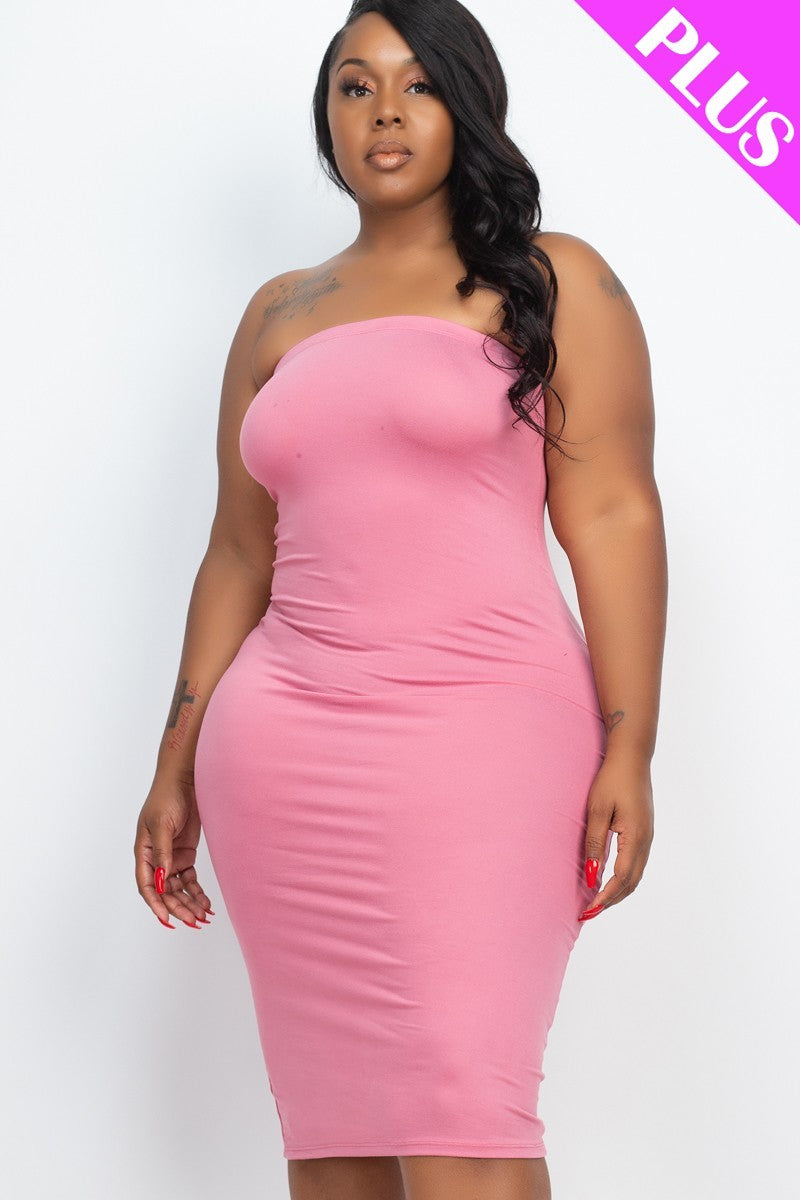 Tube Bodycon Dress Curvy