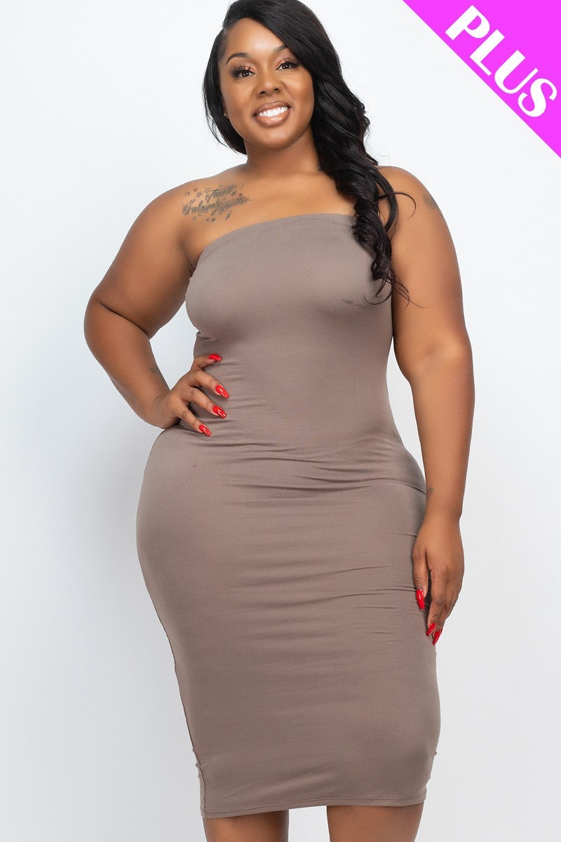 Tube Bodycon Dress Curvy