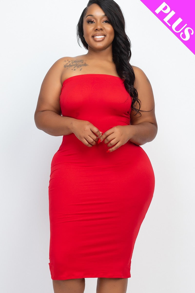 Tube Bodycon Dress Curvy