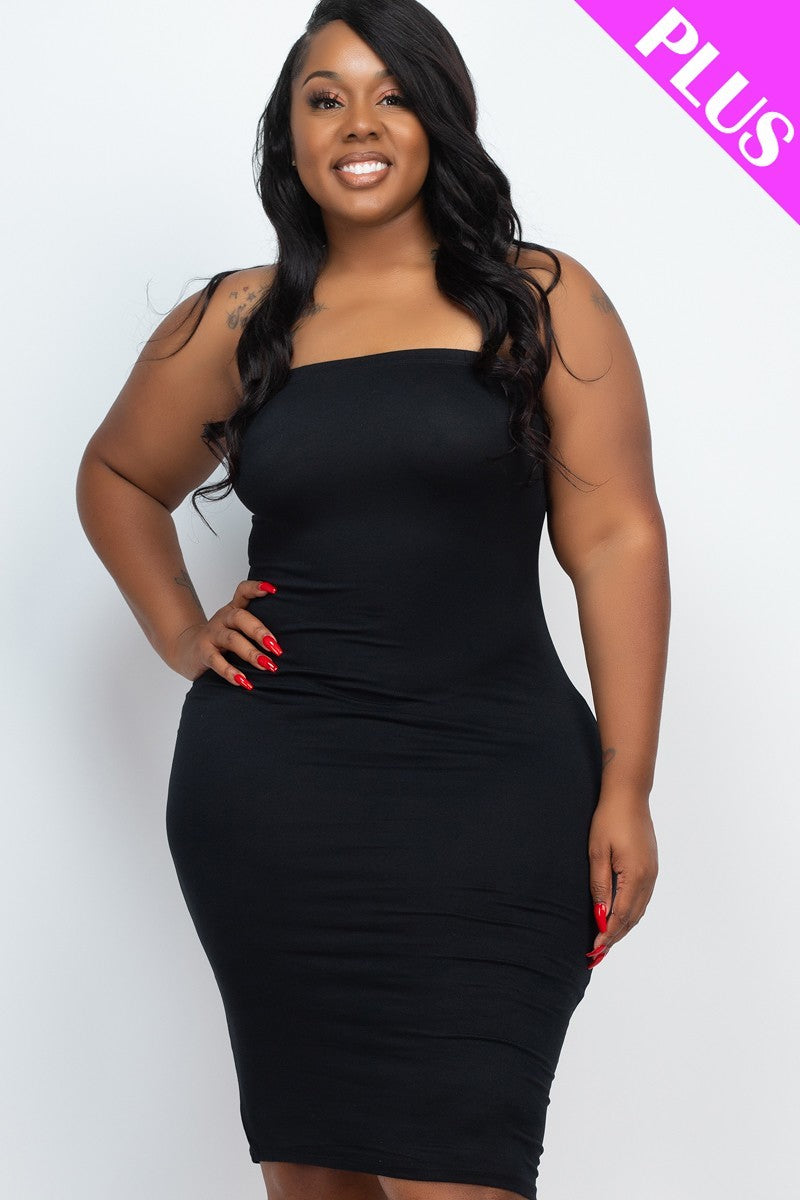 Tube Bodycon Dress Curvy