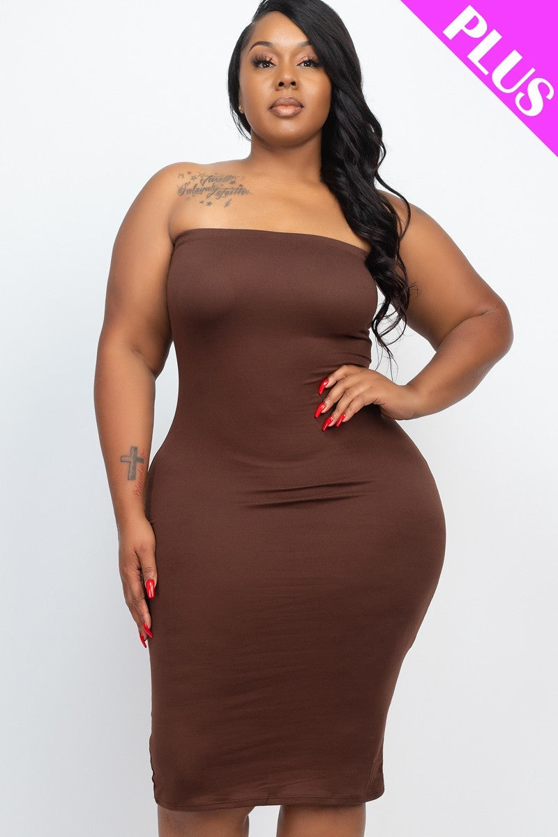 Tube Bodycon Dress Curvy