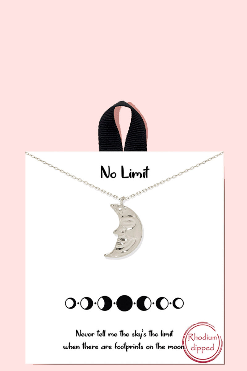 No Limit Moon Necklace