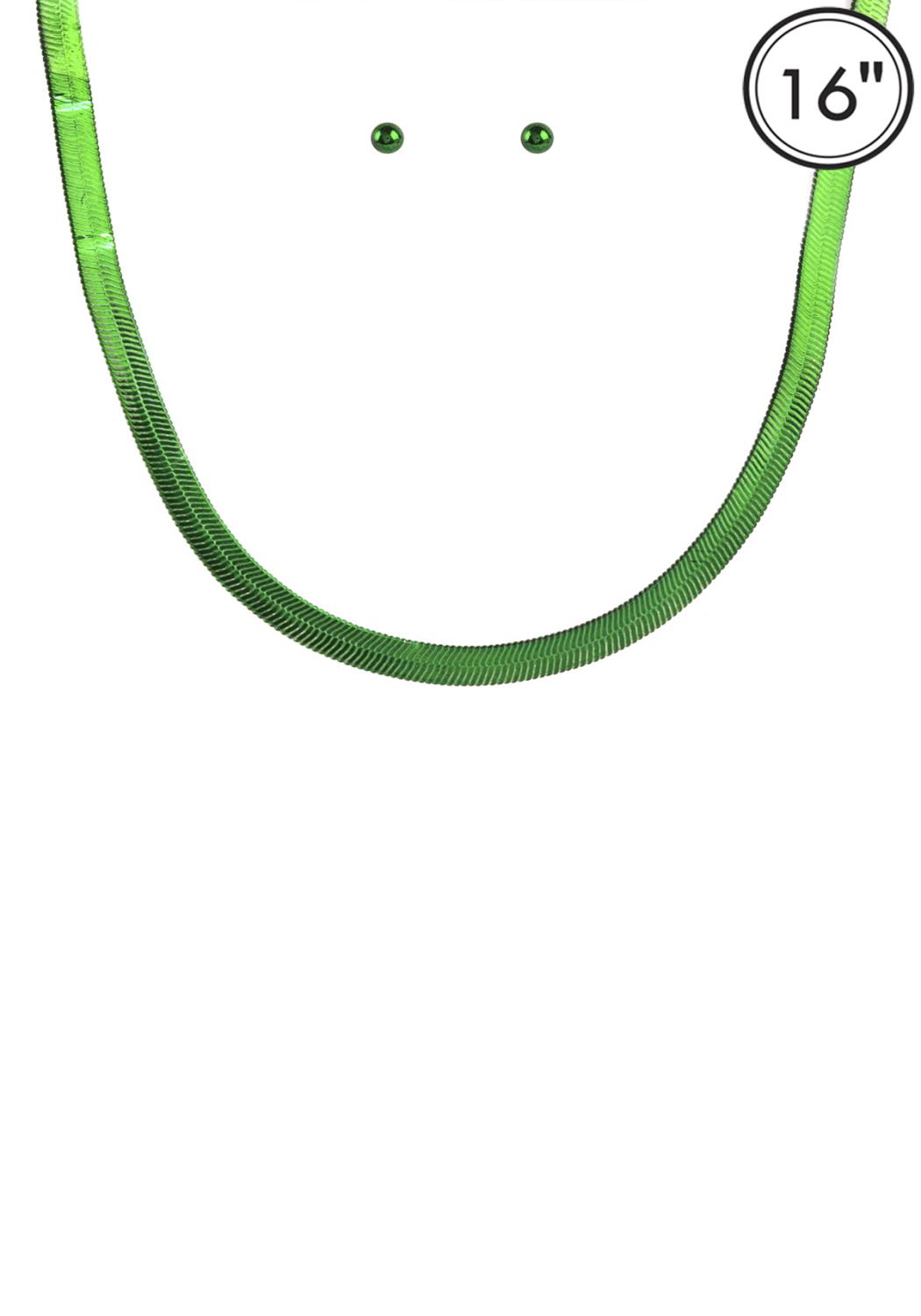 Herringbone Color Necklace Set