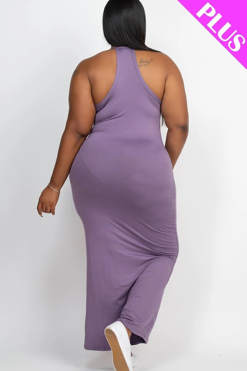 Racer Back Maxi Dress Curvy