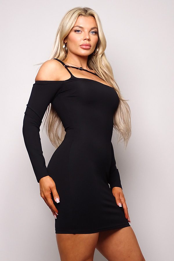 Cold Shoulder Mini Dress