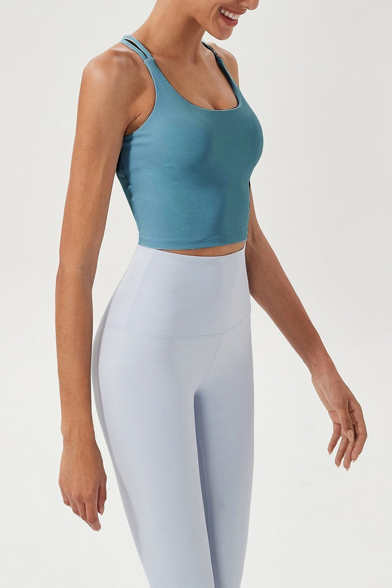 Solid Color Plain Sports Bra