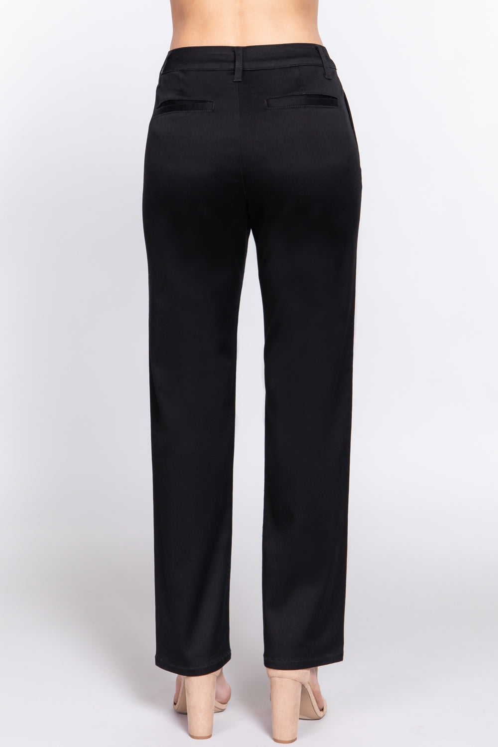 Straight Fit Twill Pants