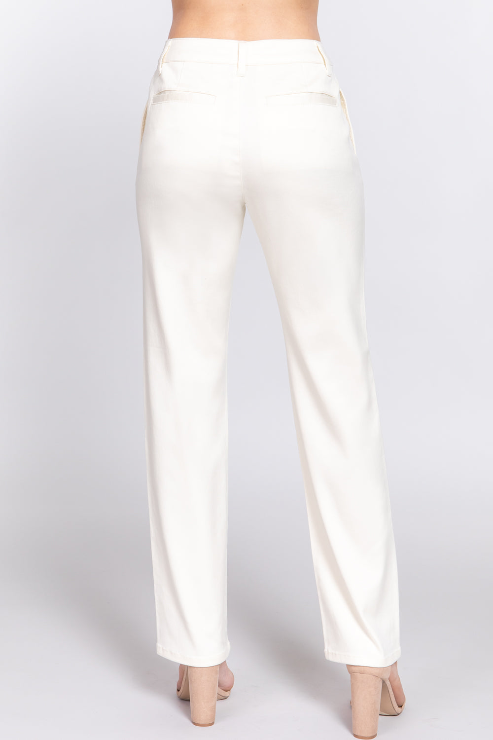 Straight Fit Twill Pants